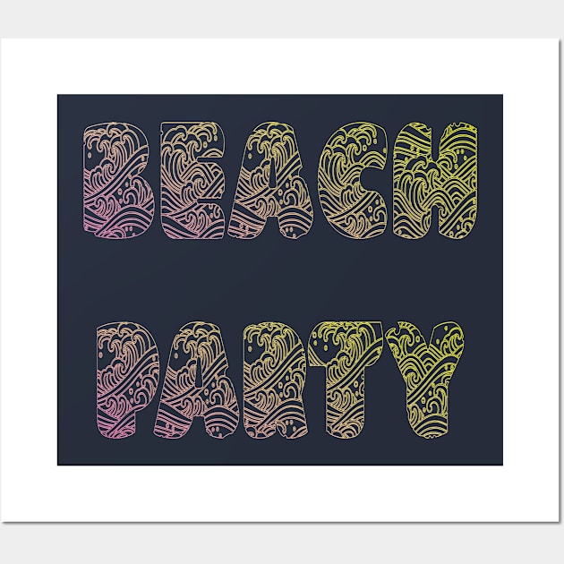 Beach Party Wall Art by yayor